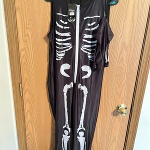 Rogue Black and White Skeleton Costume